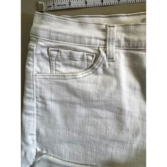 Stretchy Off White J Brand Denim Shorts - Picture 3 of 7